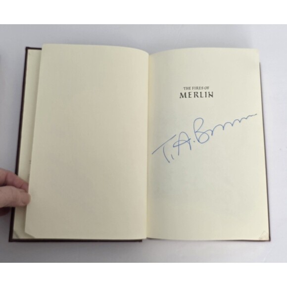 Lost Years Of Merlin And Signed First Impression Fires Of Merlin TA Barron - Picture 5 of 16